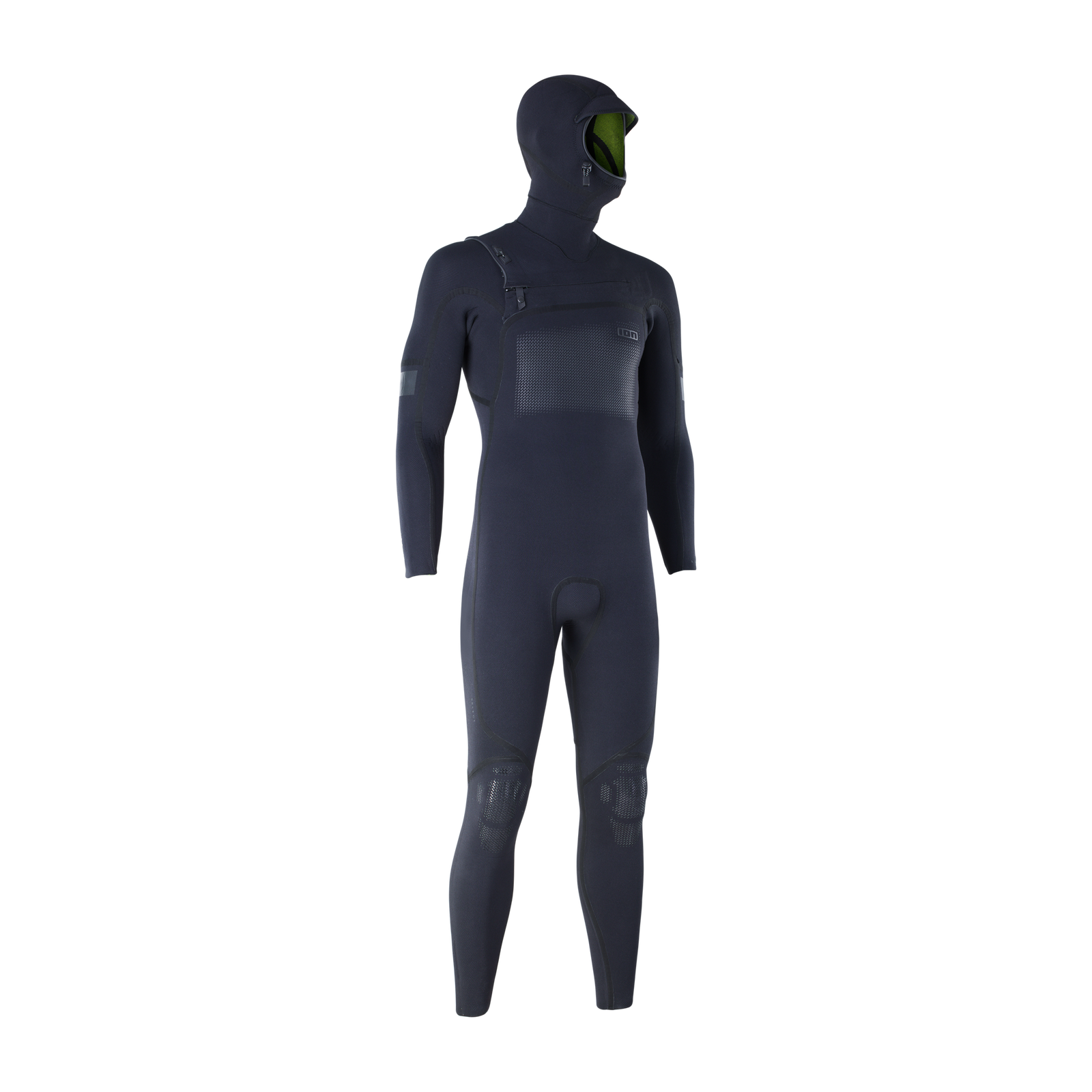 ION Seek Select 5.5/4.5mm front-zip hooded fullsuit in dark navy