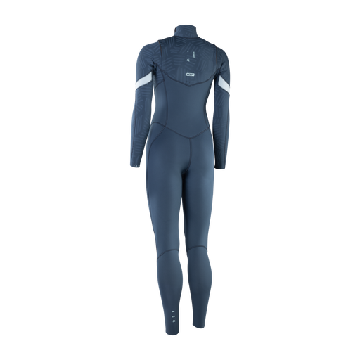ION Element 5/4 mm Frontzip Neoprenanzug Damen in dunkelblau – Rückansicht