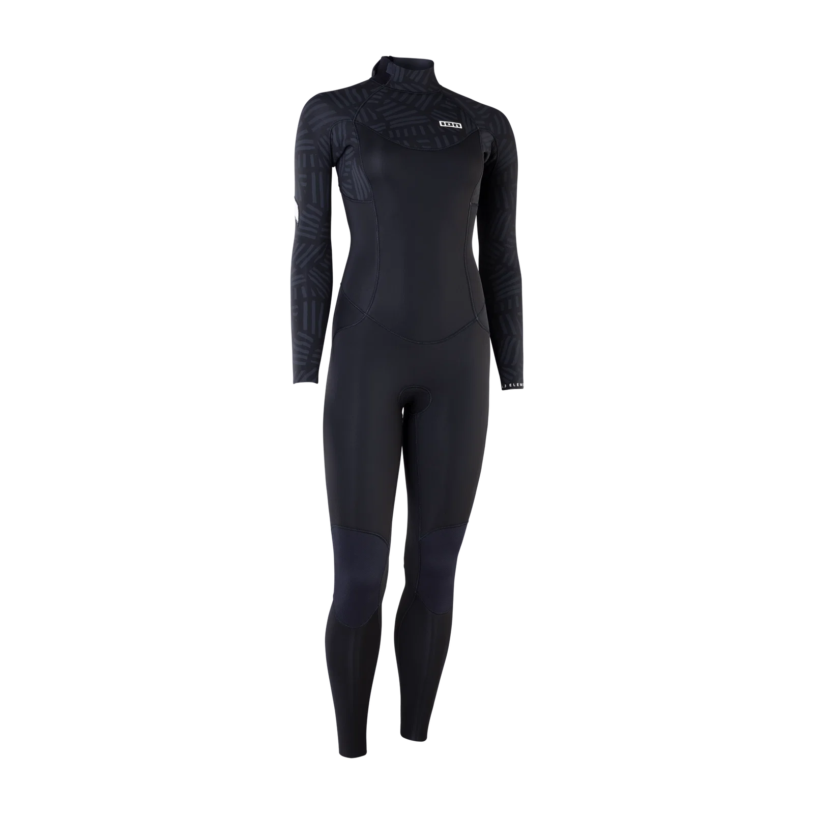 ION Element 5/4mm back-zip women's fullsuit in black