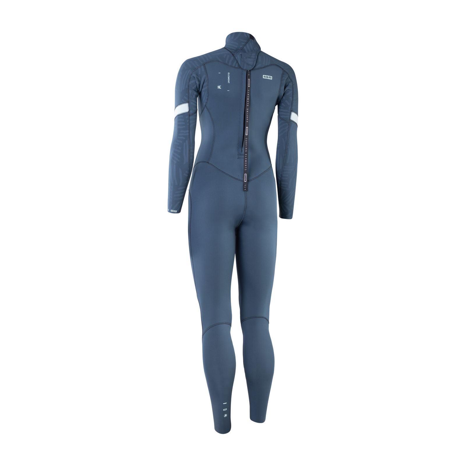 ION Element 5/4mm back-zip women's fullsuit in steel blue