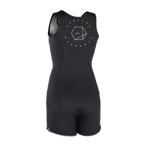 ION Monoshorty 0,5mm Pull-on Shorty-Neoprenanzug Damen in schwarz – Rückenansicht