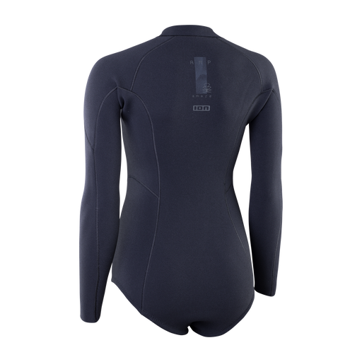 ION Amaze Amp 2mm Langarm Front-Zip Shorty Damen-Neoprenanzug in dunkelblau, Rückansicht