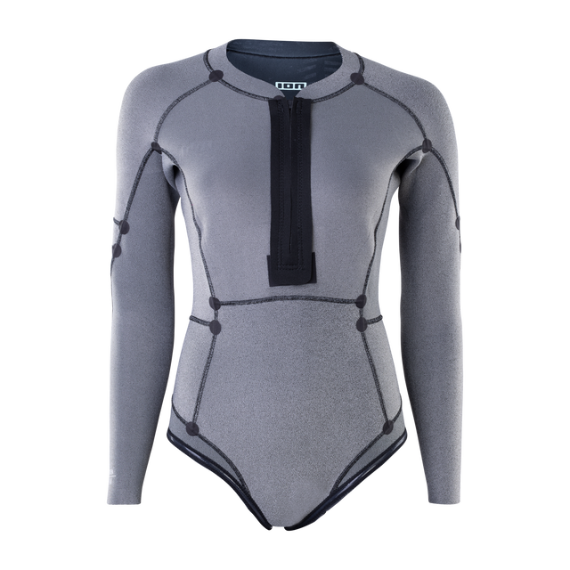 ION Amaze Hot Shorty 1,5 mm Neoprenanzug mit Front-Zip in heather grey
