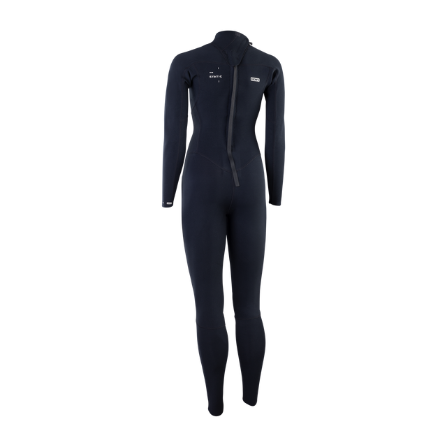 ION Static 3/2mm Backzip Damen-Neoprenanzug (Fullsuit) in schwarz – Rückansicht