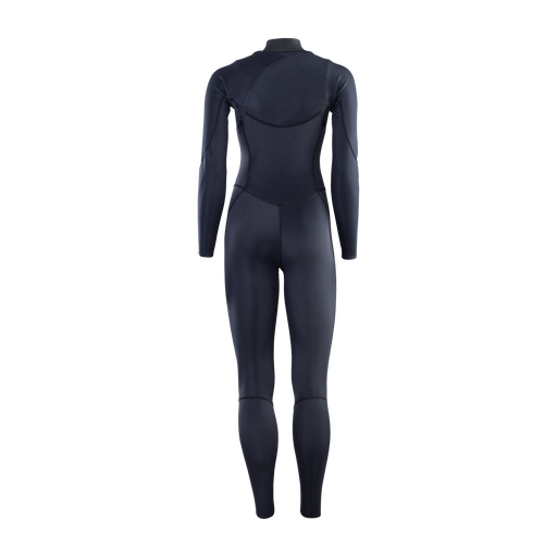 ION Static 3/2mm Frontzip Damen-Neoprenanzug in schwarz – Rückenansicht