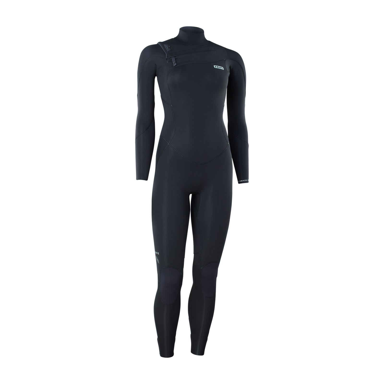 ION Amaze Core 5/4mm front-zip fullsuit women in black