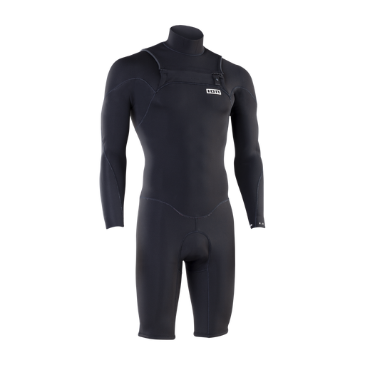 ION Element fato shorty 2/2mm fecho frontal manga comprida homem em preto