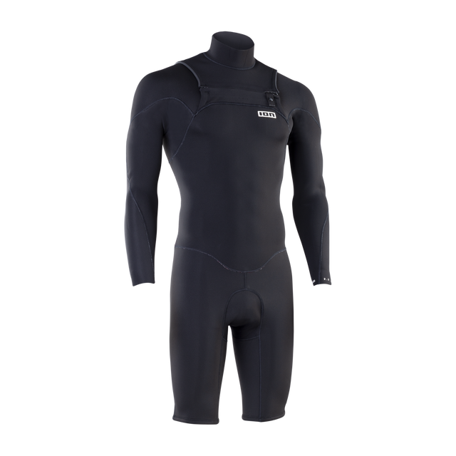 ION Element fato shorty 2/2mm fecho frontal manga comprida homem em preto
